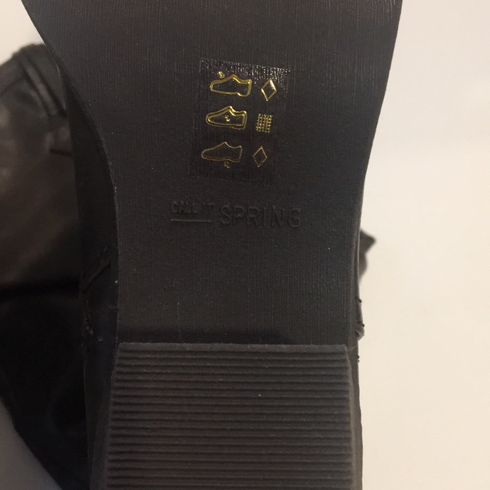 CALL IT SPRING Faux Leather Brown Cowboy Boots - Picture 14 of 14